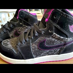 Kids Black Lace Jordan’s